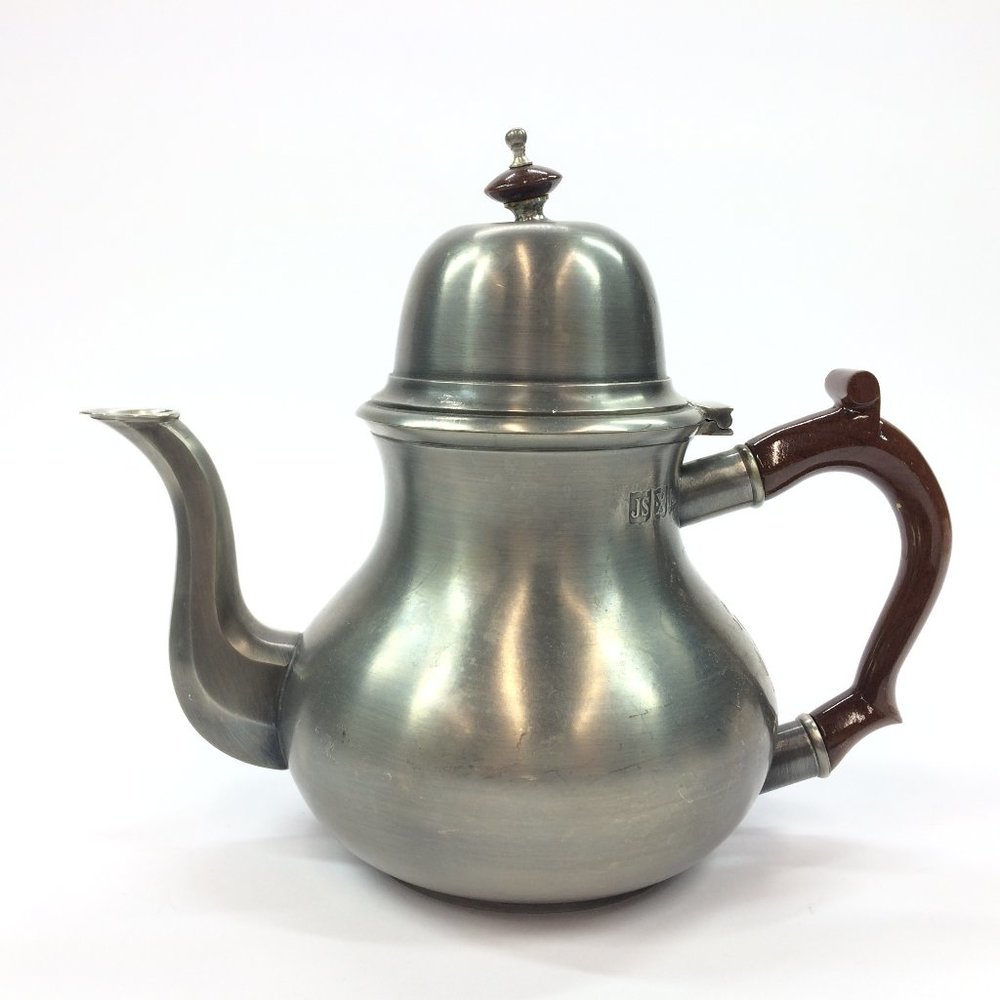 Vintage John Somers Brazil Pewter Coffee / Teapot